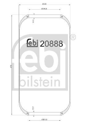 Febi 20888 Air Suspension Spring