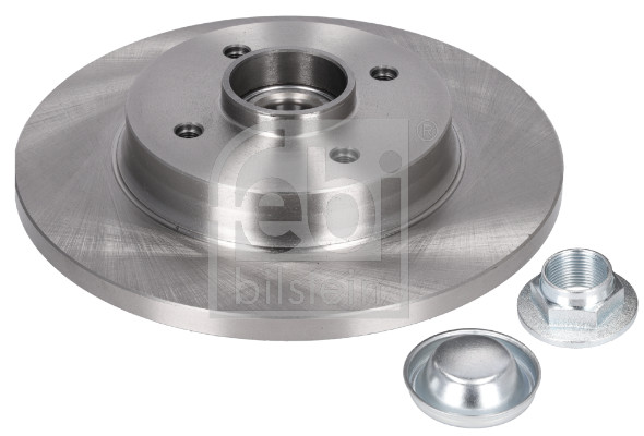 Febi 37680 2x Brake Discs Pair Solid
