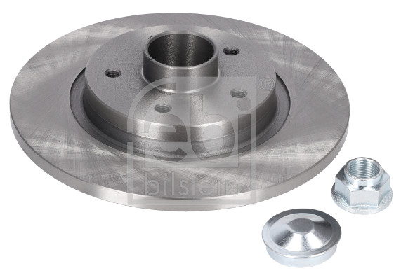 Febi 38304 2x Brake Discs Pair Solid