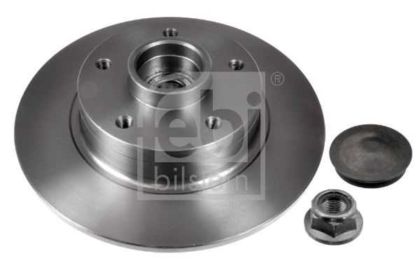 Febi 38306 2x Brake Discs Pair Solid