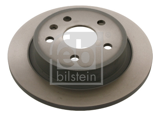 Febi 39187 2x Brake Discs Pair Solid