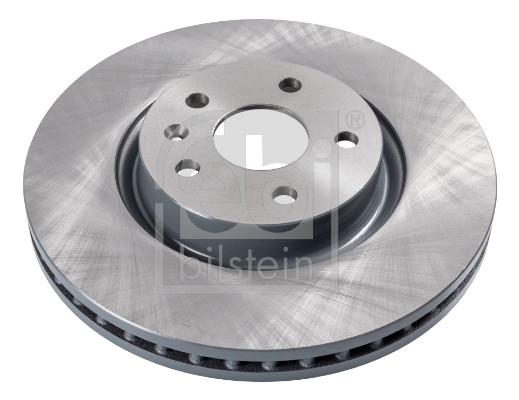 Febi 39188 2x Brake Discs Pair Vented