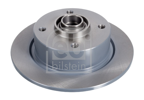 Febi 40819 2x Brake Discs Pair Solid