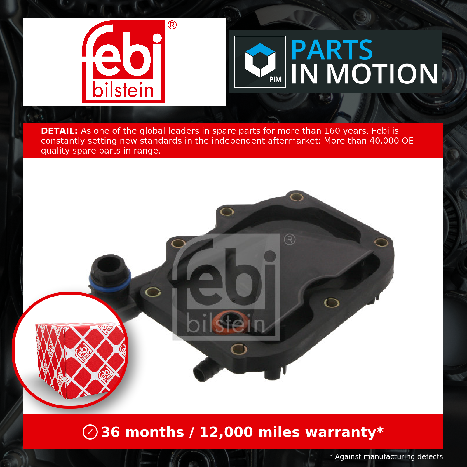 Febi Engine Block Breather 40883 [PM964538]