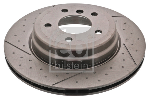 Febi 43800 2x Brake Discs Pair Vented
