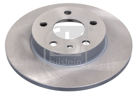 Febi 43809 2x Brake Discs Pair Solid