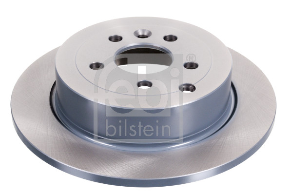 Febi 43824 2x Brake Discs Pair Solid