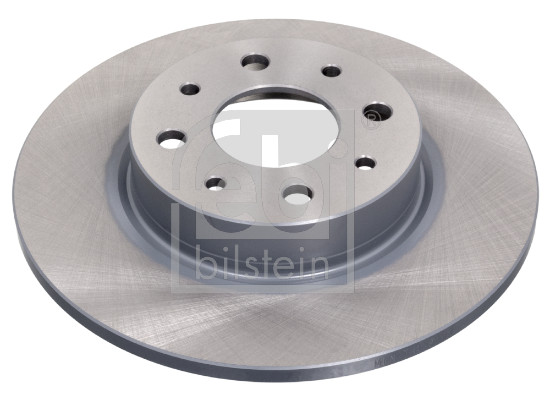 Febi 43843 2x Brake Discs Pair Solid