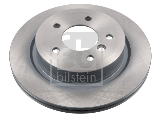 Febi 43877 2x Brake Discs Pair Vented