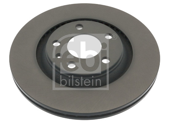 Febi 43908 2x Brake Discs Pair Vented