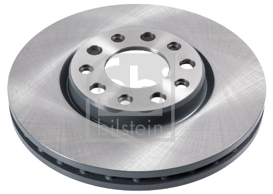 Febi 43945 2x Brake Discs Pair Vented