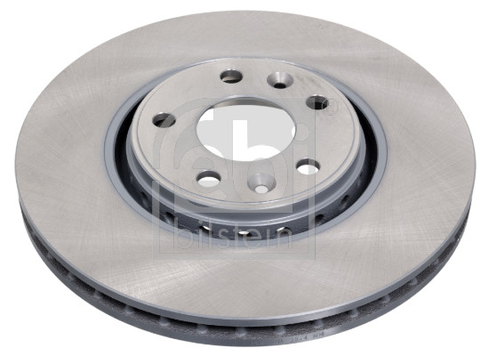 Febi 43949 2x Brake Discs Pair Vented