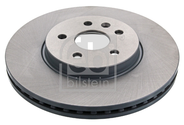Febi 43987 2x Brake Discs Pair Vented
