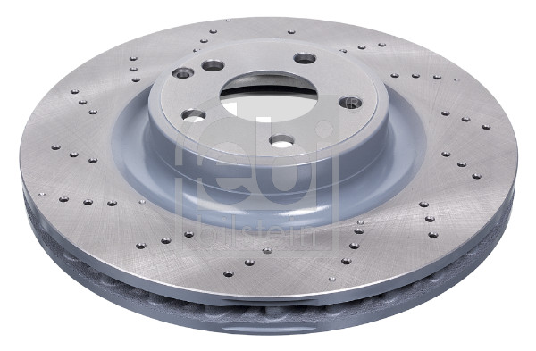 Febi 44008 2x Brake Discs Pair Vented