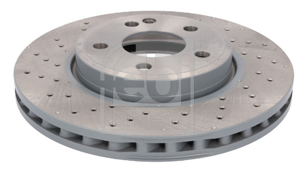 Febi 44188 2x Brake Discs Pair Vented