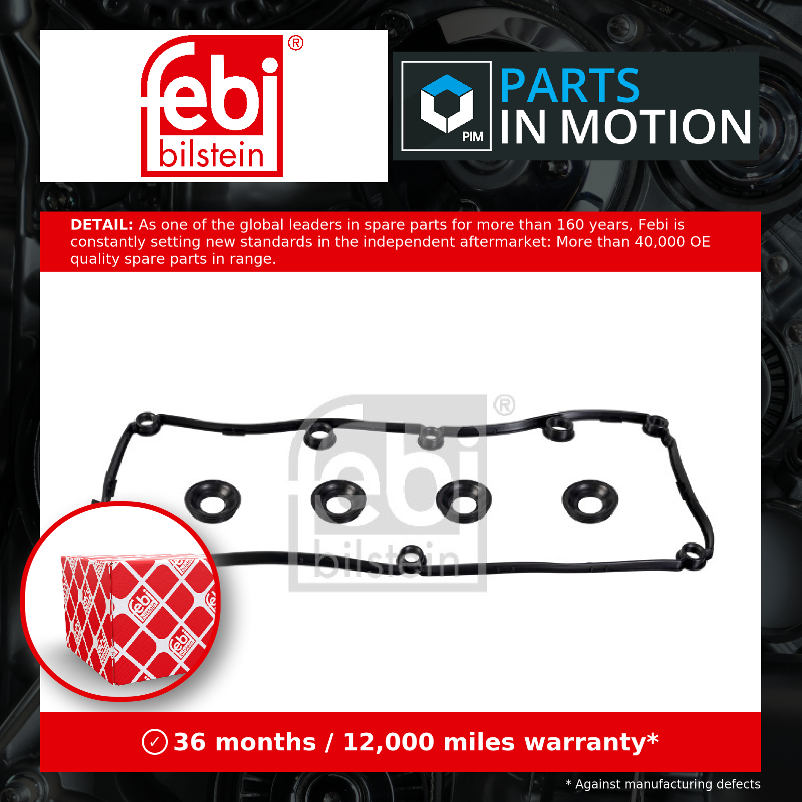 101353 FEBI BILSTEIN Gasket Set, cylinder head cover | price and review