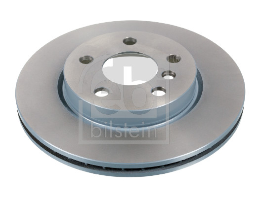 Febi 104102 2x Brake Discs Pair Vented