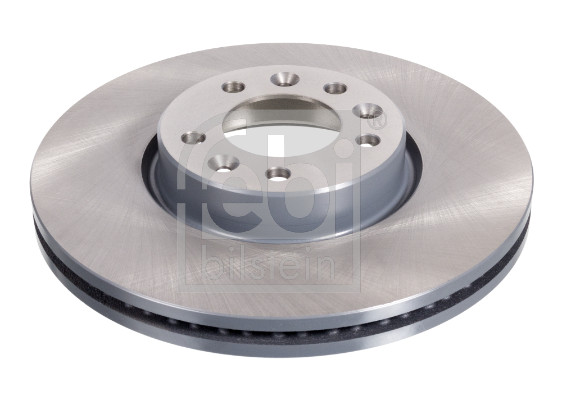 Febi 104168 2x Brake Discs Pair Vented