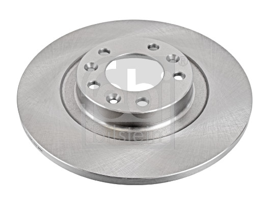 Febi 104169 2x Brake Discs Pair Solid