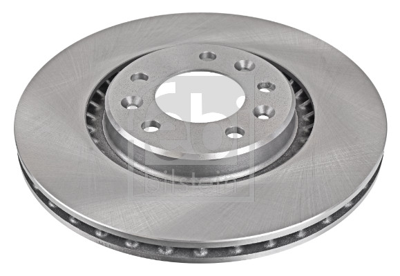Febi 104170 2x Brake Discs Pair Vented