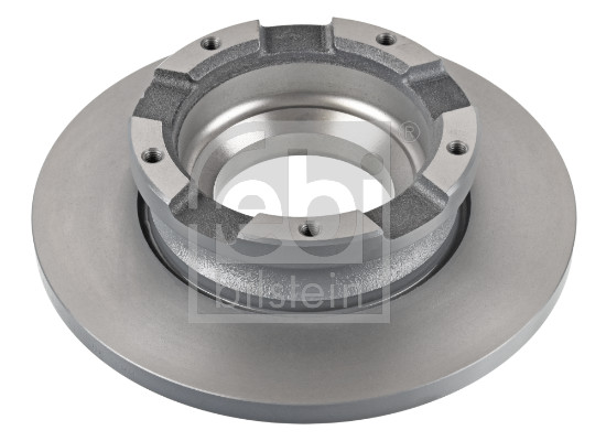 Febi 104494 2x Brake Discs Pair Solid