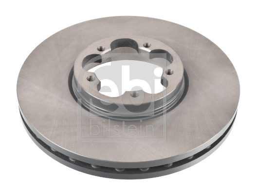 Febi 104497 2x Brake Discs Pair Vented