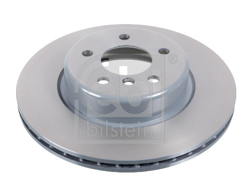 Febi 104803 2x Brake Discs Pair Vented