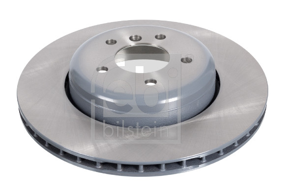 Febi 104807 2x Brake Discs Pair Vented