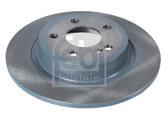 Febi 104852 2x Brake Discs Pair Solid