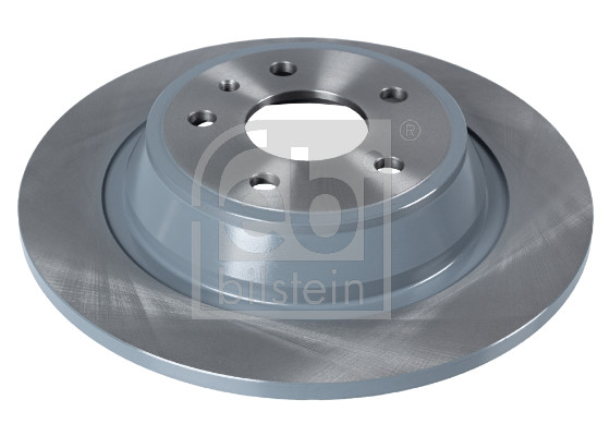 Febi 104853 2x Brake Discs Pair Solid