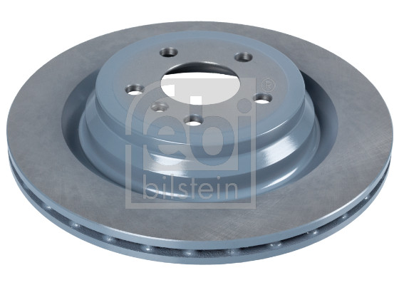 Febi 104854 2x Brake Discs Pair Vented