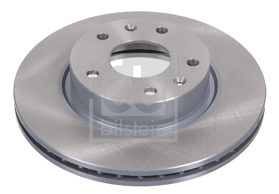 Febi 43829 2x Brake Discs Pair Vented