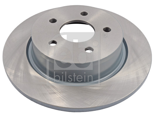 Febi 43887 2x Brake Discs Pair Solid
