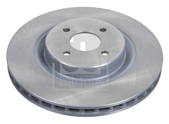Febi 44143 2x Brake Discs Pair Vented