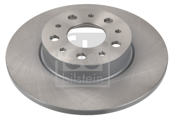 Febi 105716 2x Brake Discs Pair Solid