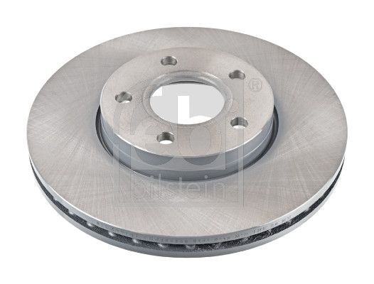 Febi 105718 2x Brake Discs Pair Vented