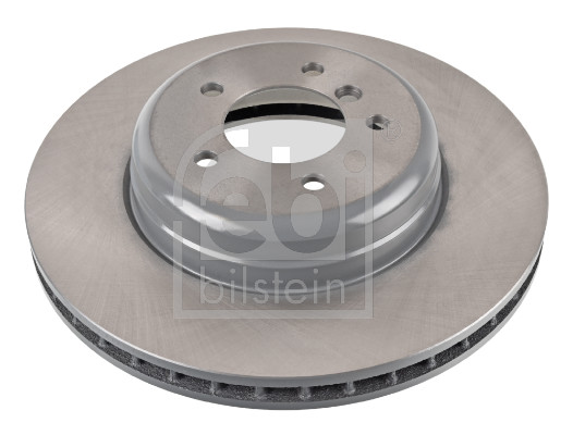 Febi 105719 2x Brake Discs Pair Vented