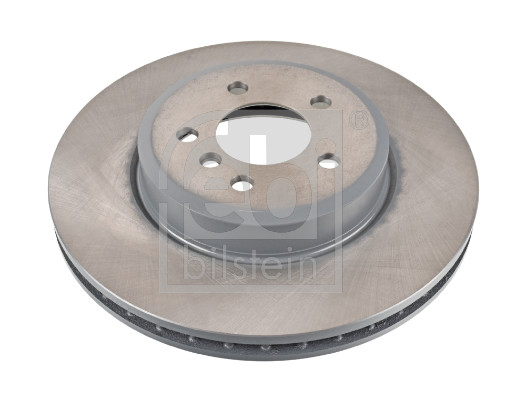 Febi 105723 2x Brake Discs Pair Vented