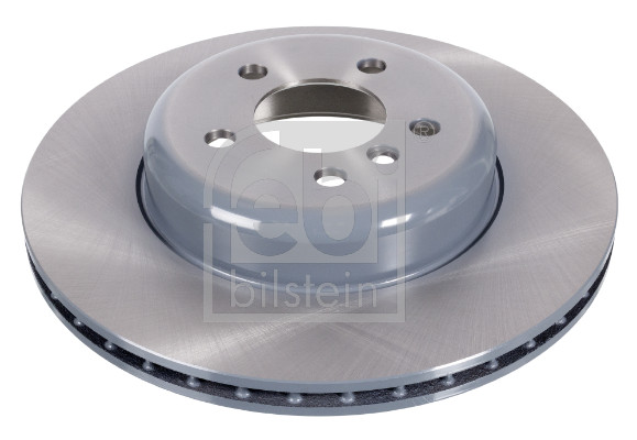 Febi 105726 2x Brake Discs Pair Vented