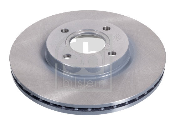 Febi 105848 2x Brake Discs Pair Vented