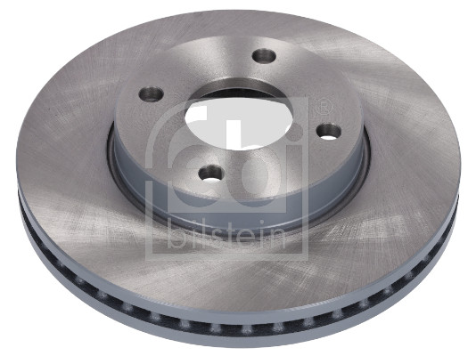 Febi 105849 2x Brake Discs Pair Vented