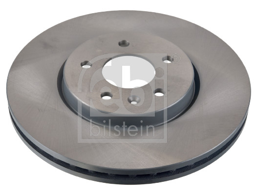 Febi 105851 2x Brake Discs Pair Vented