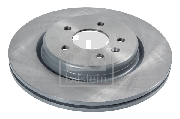 Febi 105852 2x Brake Discs Pair Vented