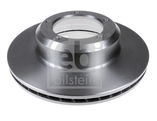 Febi 106297 2x Brake Discs Pair Vented
