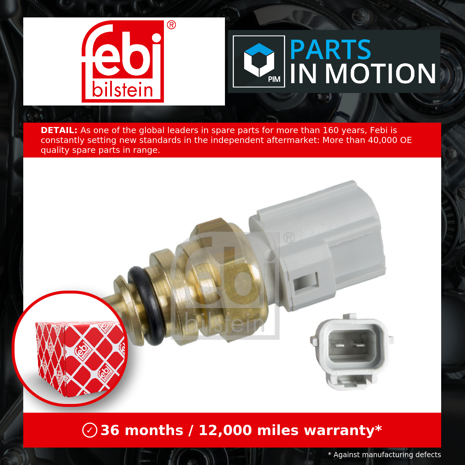 Febi Coolant Temperature Sensor 106482 [PM1650143]