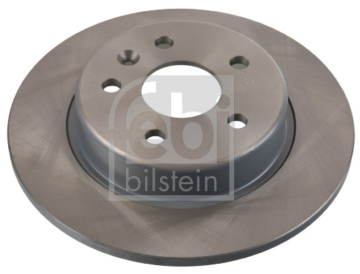 Febi 106490 2x Brake Discs Pair Solid