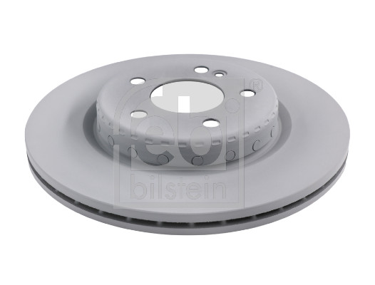 Febi 107224 2x Brake Discs Pair Vented