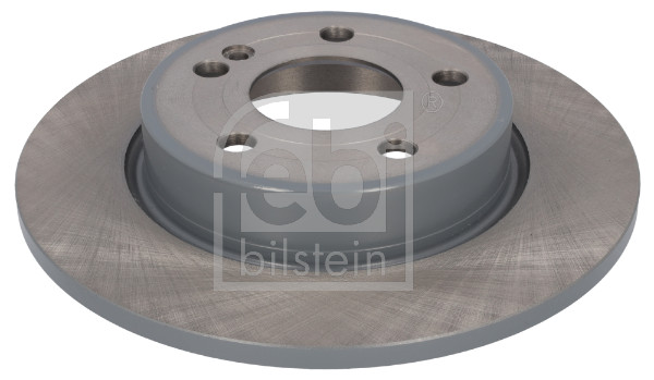 Febi 107512 2x Brake Discs Pair Solid