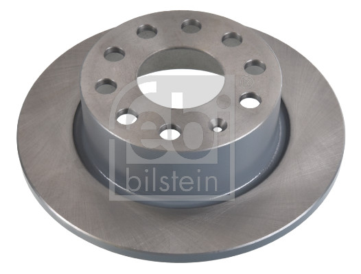 Febi 107516 2x Brake Discs Pair Solid