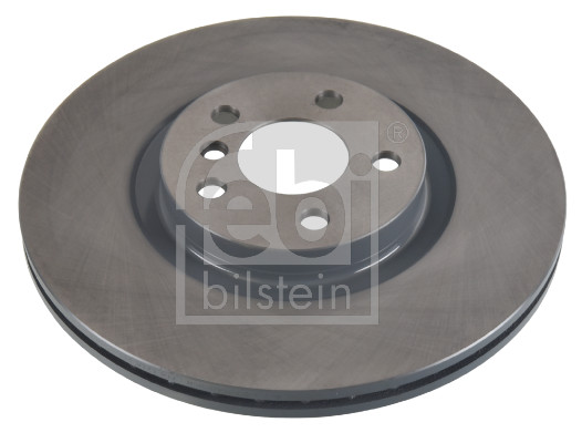 Febi 107727 2x Brake Discs Pair Vented